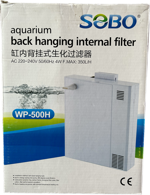 Sobo Back Hanging Internal Filter Wp500H